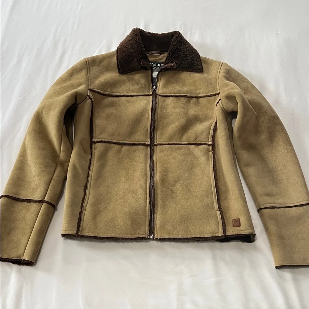 Columbia Faux Suede Rancher Style Jacket